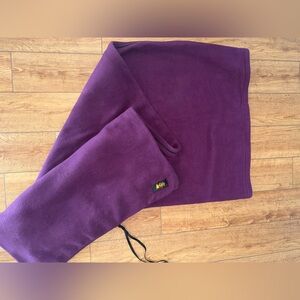 REI Fleece Roll Up Sleep Sack Full Zip Blanket/sleeping back Outdoor Black